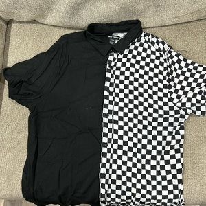 Hot Topic checkerboard blouse